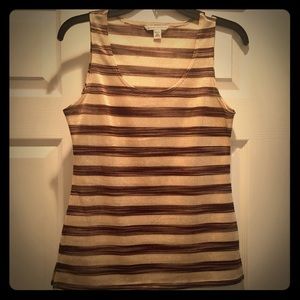 🎄SALE🎄 Shimmery gold & brown Banana Republic top